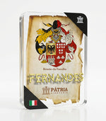 Brasão da Família Fernandes Acrílico 3D 10x14,5x1,5 Pátria Cidadania